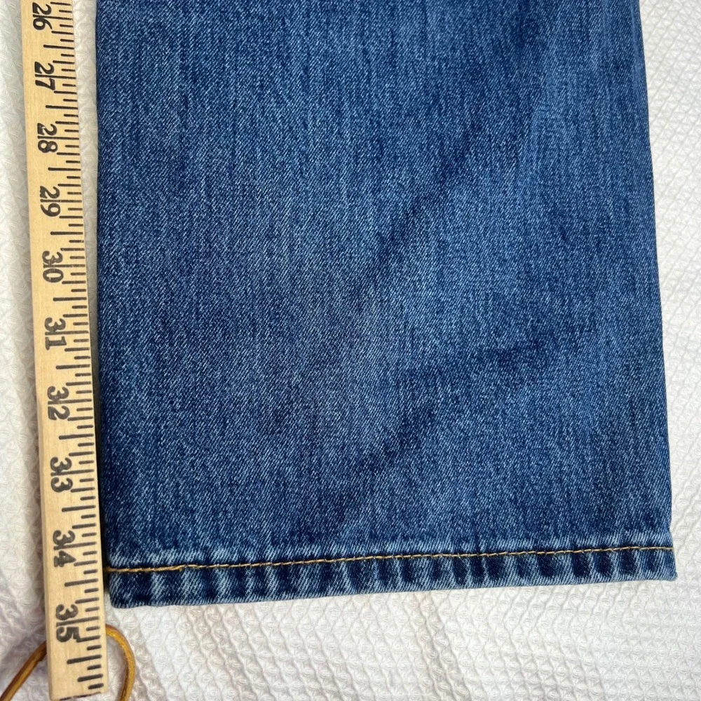 Levis 550 Relaxed Fit Medium Wash Blue Denim Jeans Mens 48x36 Big&Tall Cotton